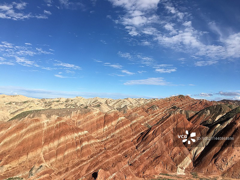 张掖七彩丹霞图片素材
