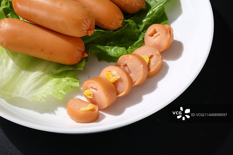 玉米火腿肠图片素材