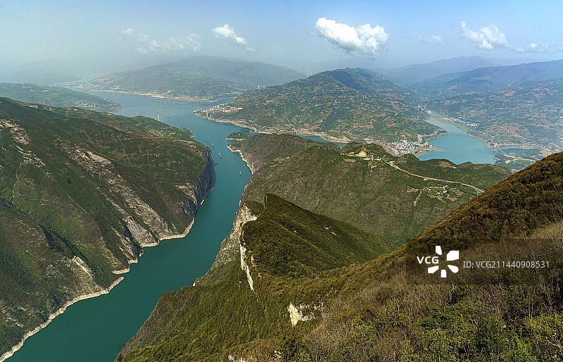 三峡之巅图片素材