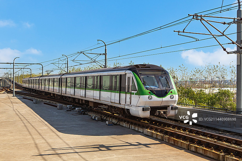 上海轨道交通地铁列车图片素材