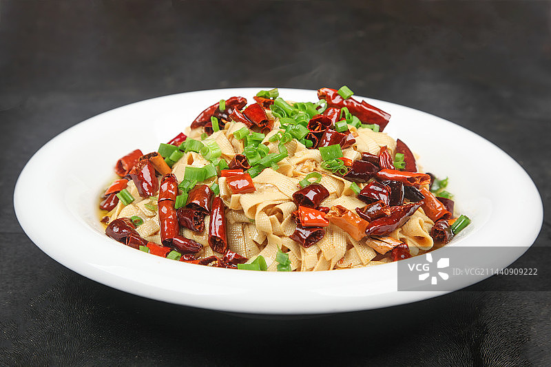 中餐美食-油淋干豆腐图片素材