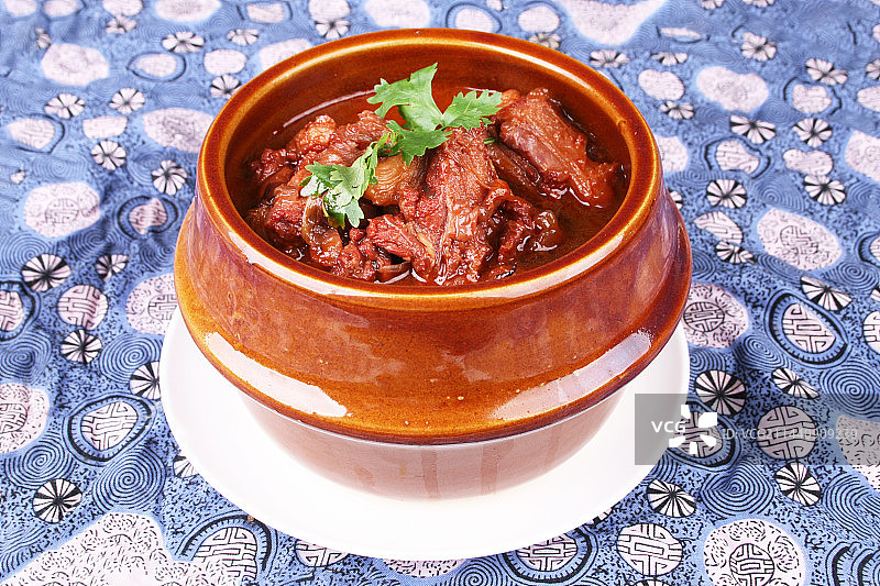 中餐美食-红烧牛尾图片素材