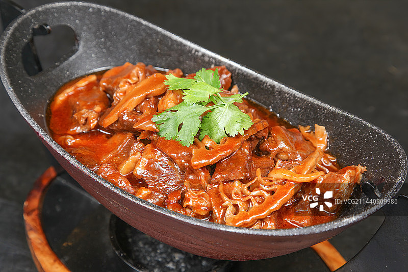 中餐美食-竹笋炖牛腩图片素材