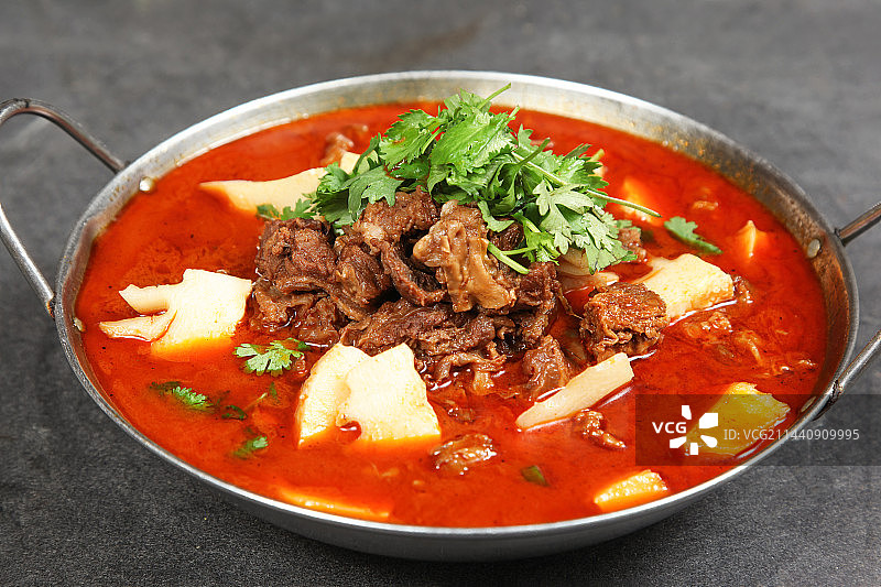 中餐美食-竹笋炖牛腩图片素材