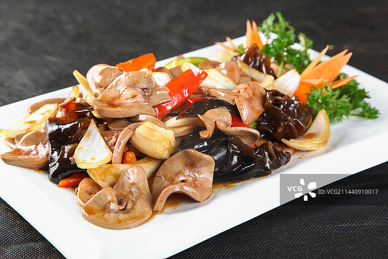 中餐美食-溜腰片图片素材