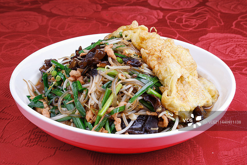 中餐美食-盖帽合菜图片素材