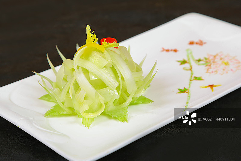 中餐美食-凉拌芹菜图片素材