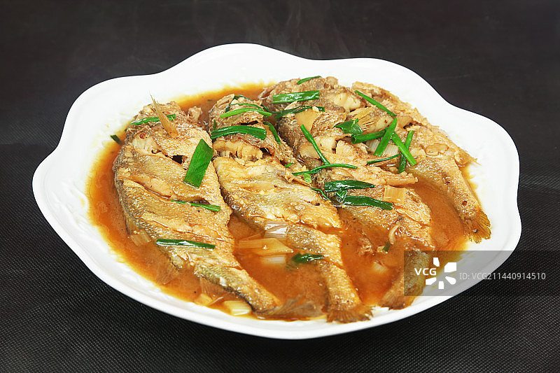 中餐美食-红烧黄鱼图片素材