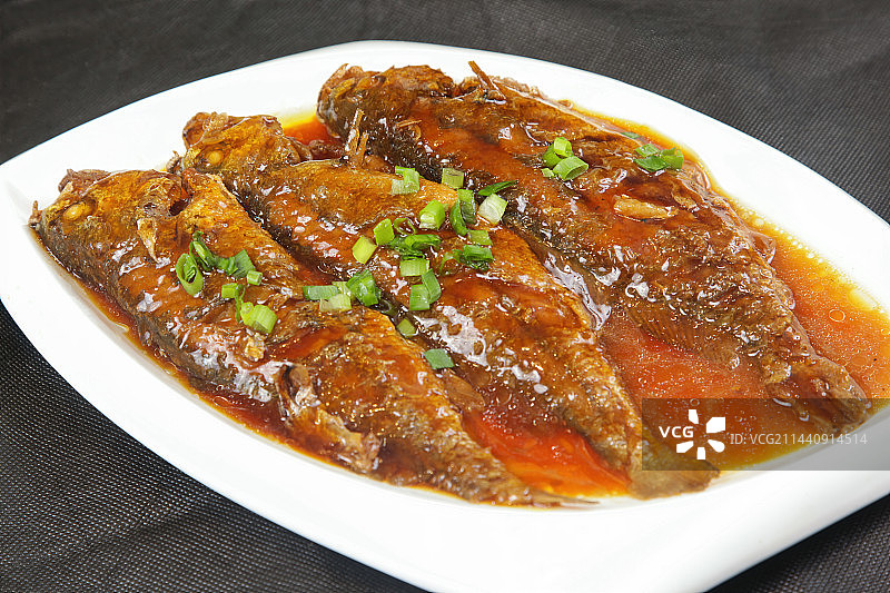 中餐美食-红烧黄鱼图片素材