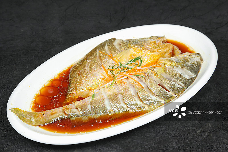中餐美食-红烧黄鱼图片素材