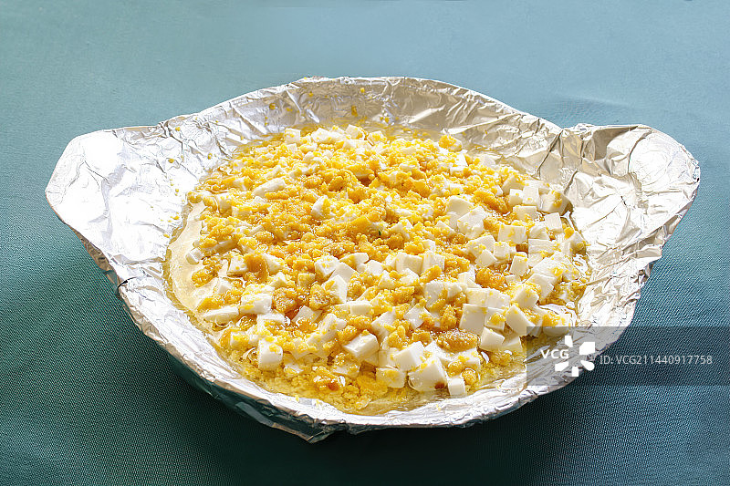 中餐美食-蟹黄豆腐图片素材