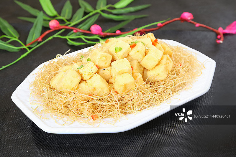 中餐美食-脆皮豆腐图片素材