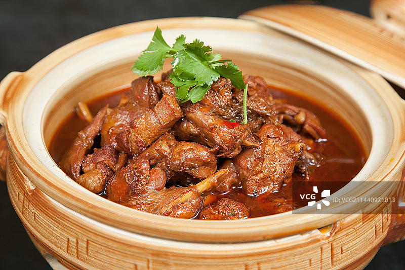 中餐美食-水煮兔肉图片素材