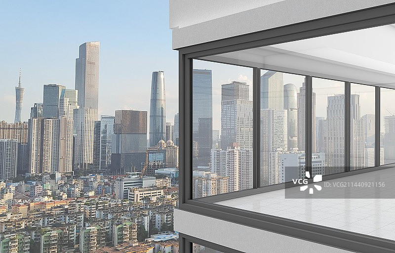 现代钢结构房屋阳台图片素材