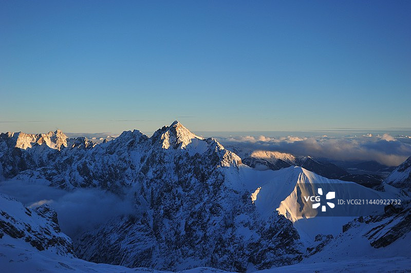 德国楚格峰图片素材