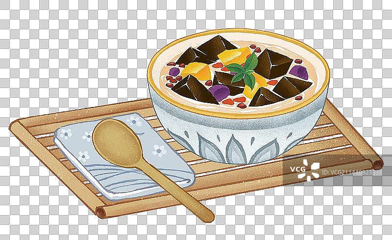 二十四节气大暑烧仙草图片素材