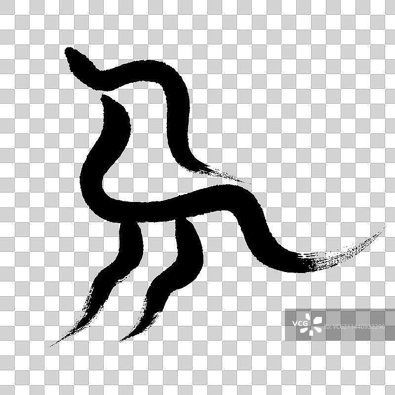 十二生肖字体设计-篆书图片素材