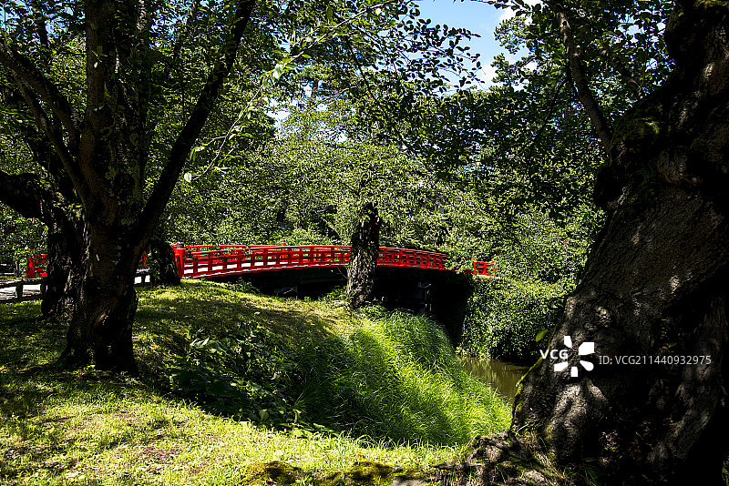 弘前公园，日本青森县弘前市青森图片素材