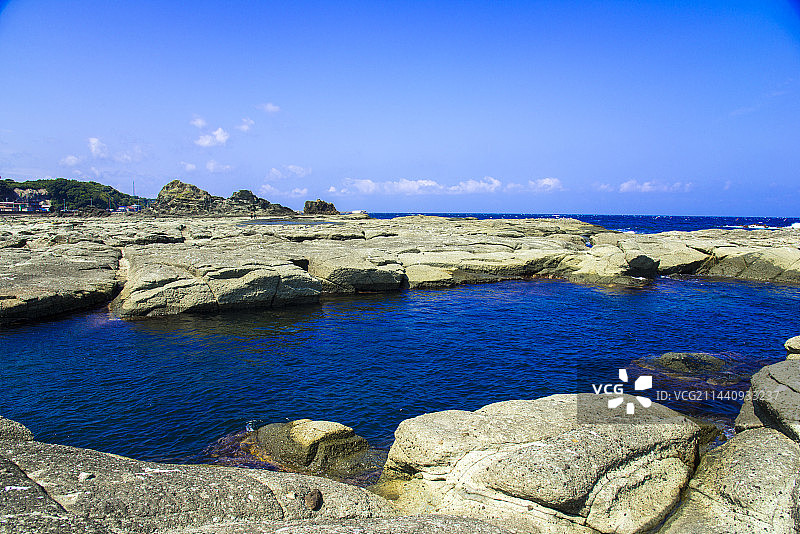 日本青森县西津轻郡千叠敷图片素材