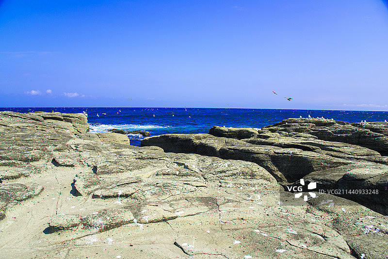 日本青森县西津轻郡千叠敷图片素材