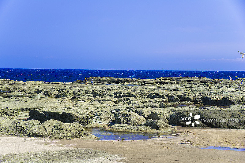 日本青森县西津轻郡千叠敷图片素材