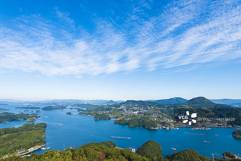 日本长崎县佐世保市九十九岛图片素材