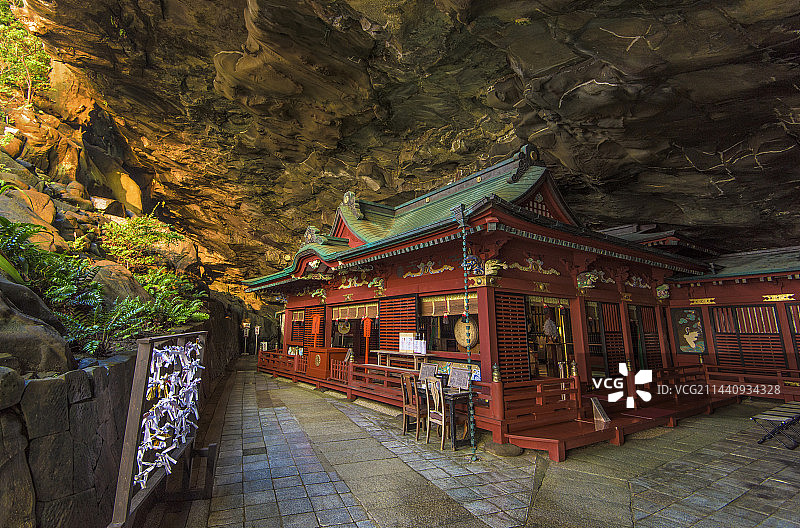 日本宫崎县日南市鹈户神宫图片素材