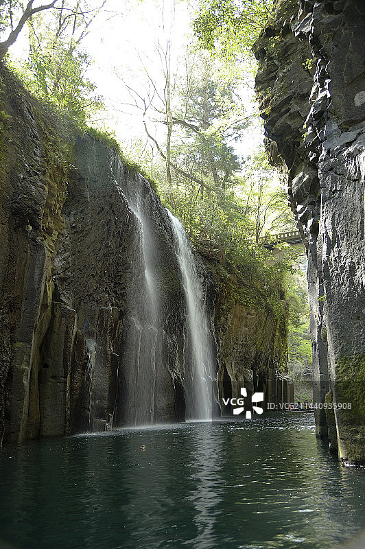 日本宫崎县高千穗峡图片素材