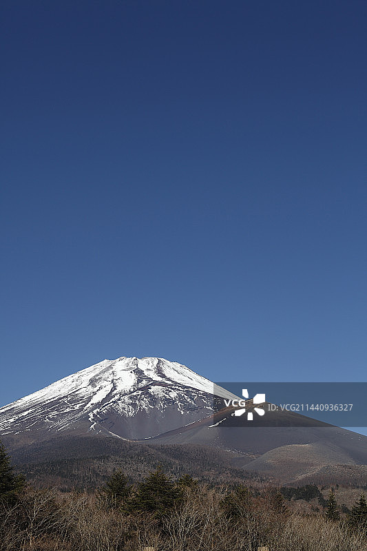 日本静冈县，从水塚公园眺望富士山图片素材