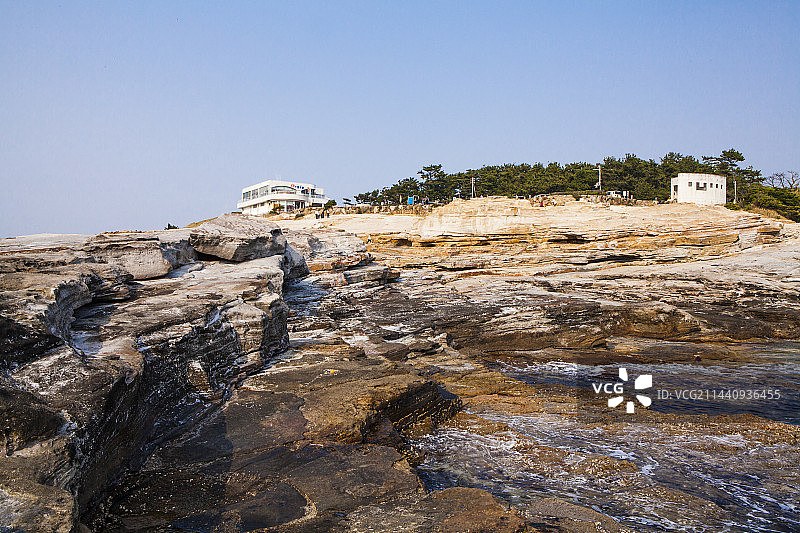 日本和歌山县白滨町千叠敷图片素材