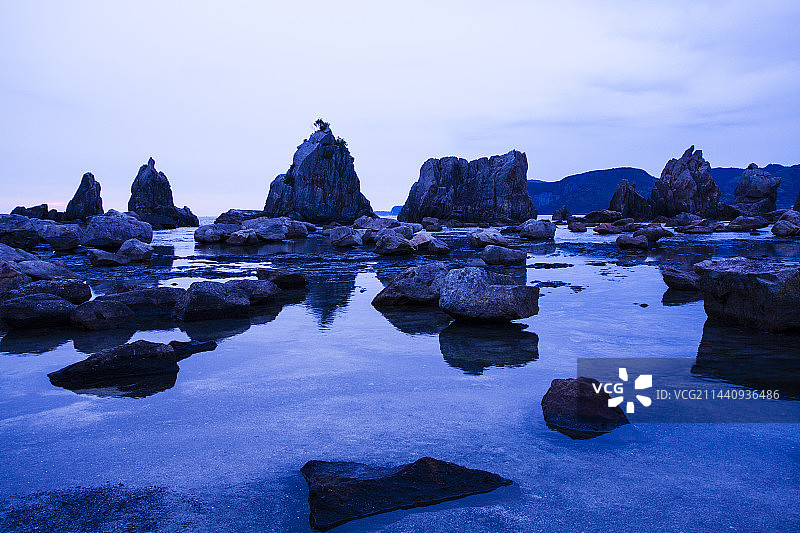 桥杭岩，日本和歌山县串本町图片素材