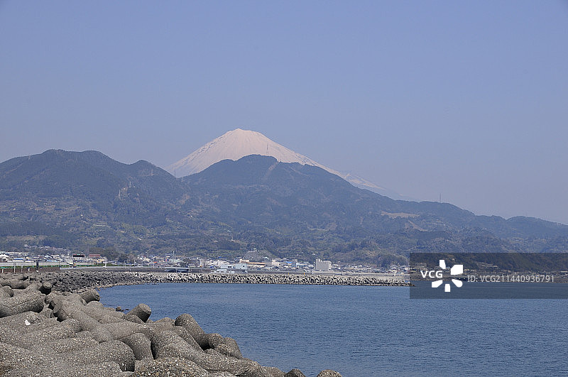 日本静冈县由比富士山图片素材