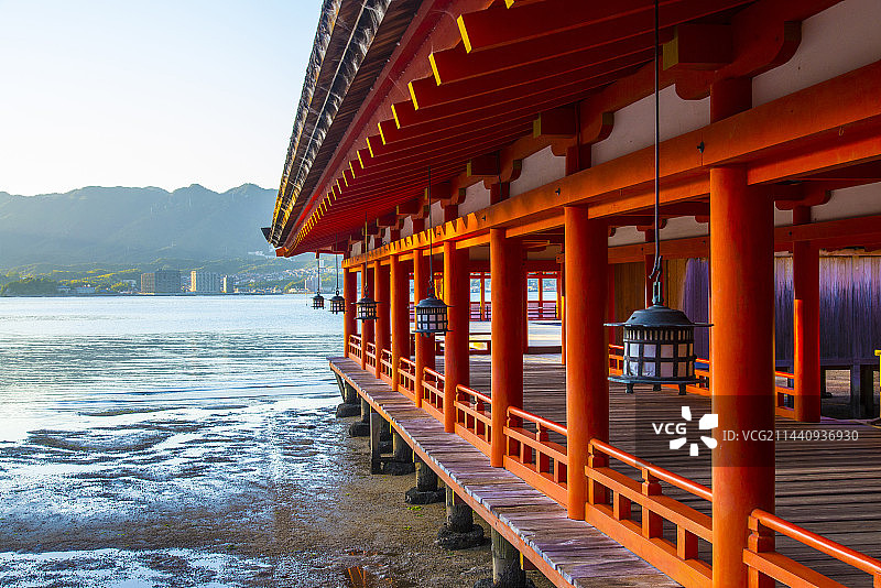 日本广岛县严岛神社图片素材