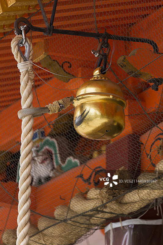 日本京都八坂神社的 bellcord图片素材