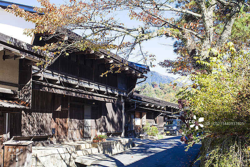 妻笼宿图片素材