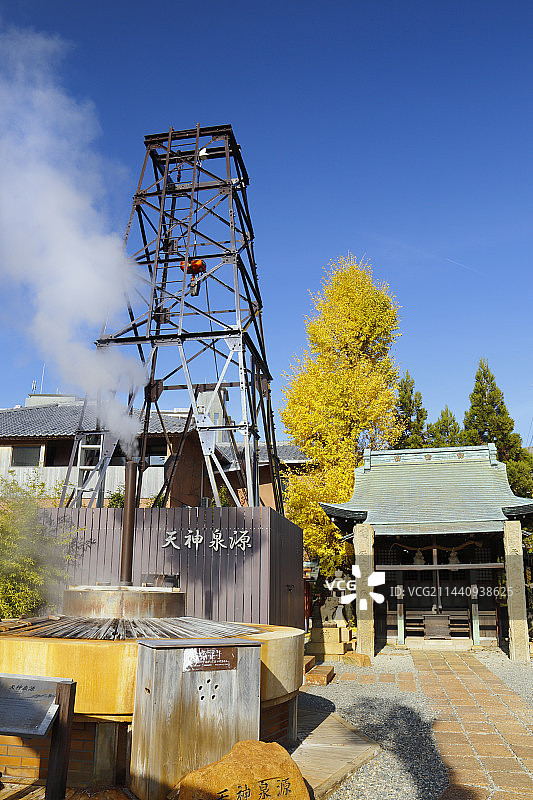有马温泉天神社，日本兵库县神户图片素材