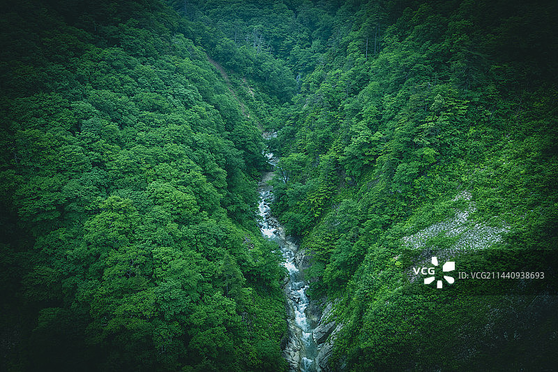 日本青森县 Jogakura 峡谷景观图片素材