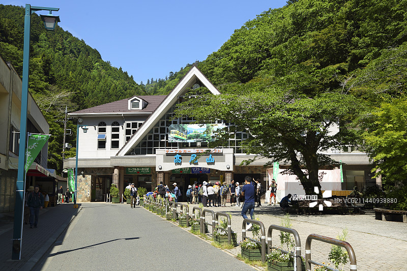 日本高尾山清泷站（缆车）图片素材