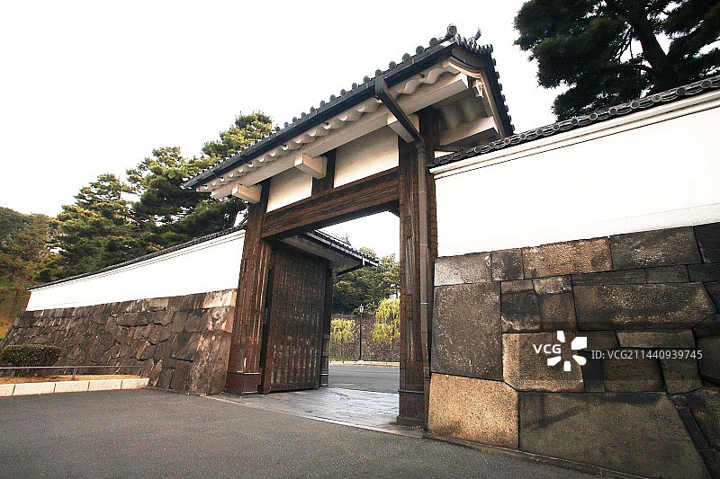 日本东京皇居樱田门图片素材