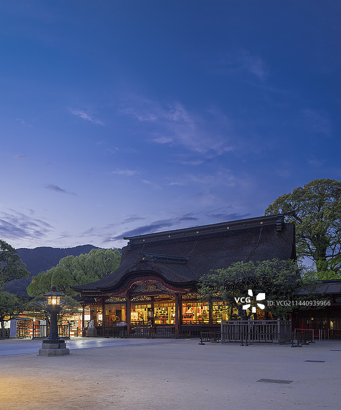 日本福冈县太宰府市风光图片素材