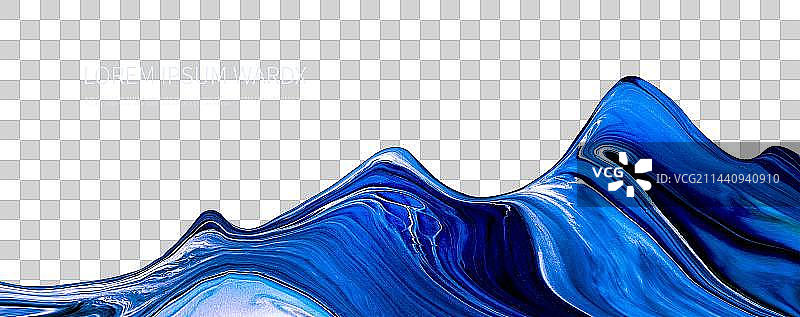 流体山脉 抽象自然艺术图片素材