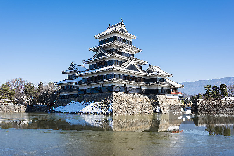 日本长野县松本城图片素材