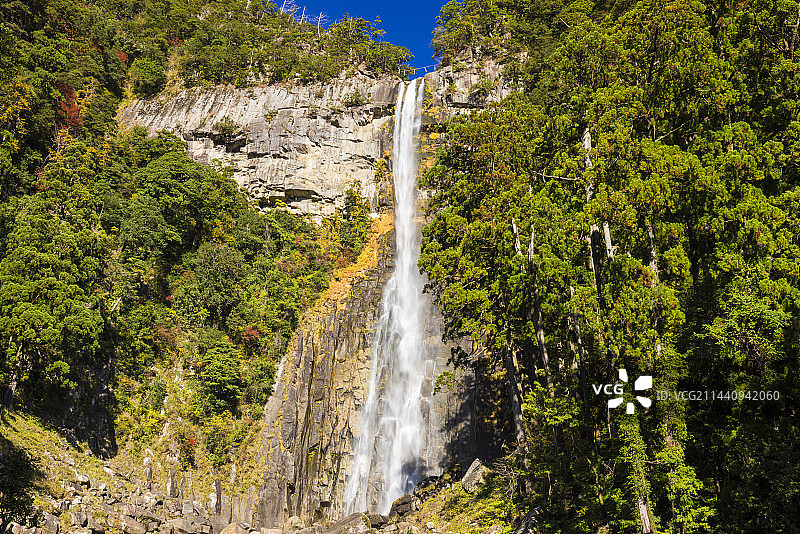 日本和歌山县那智瀑布图片素材