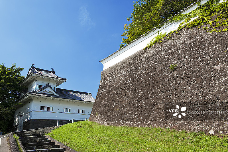 日本宫城县仙台市仙台城图片素材