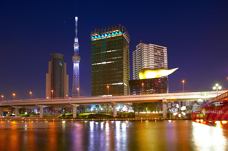东京晴空塔夜景图片素材