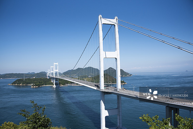日本爱媛县今治市岛波海道图片素材