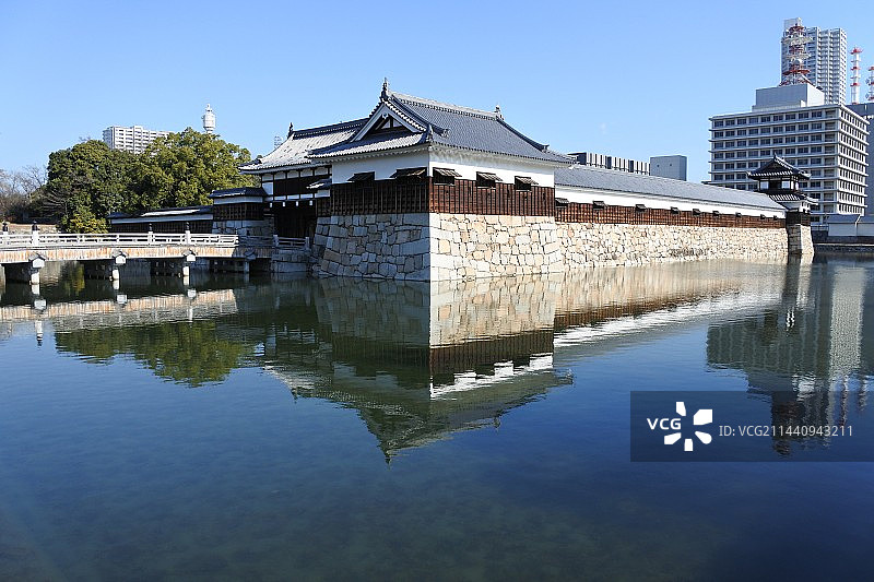 日本广岛县广岛城图片素材