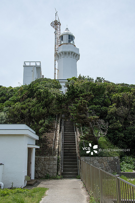 佐田岬灯塔，爱媛县伊方町佐田岬图片素材
