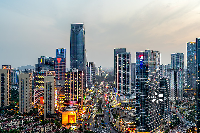 广东省粤港澳大湾区广州市番禺区南村万博商务区城市风光图片素材