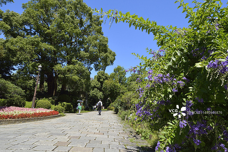 日本东京日比谷公园入口附近图片素材